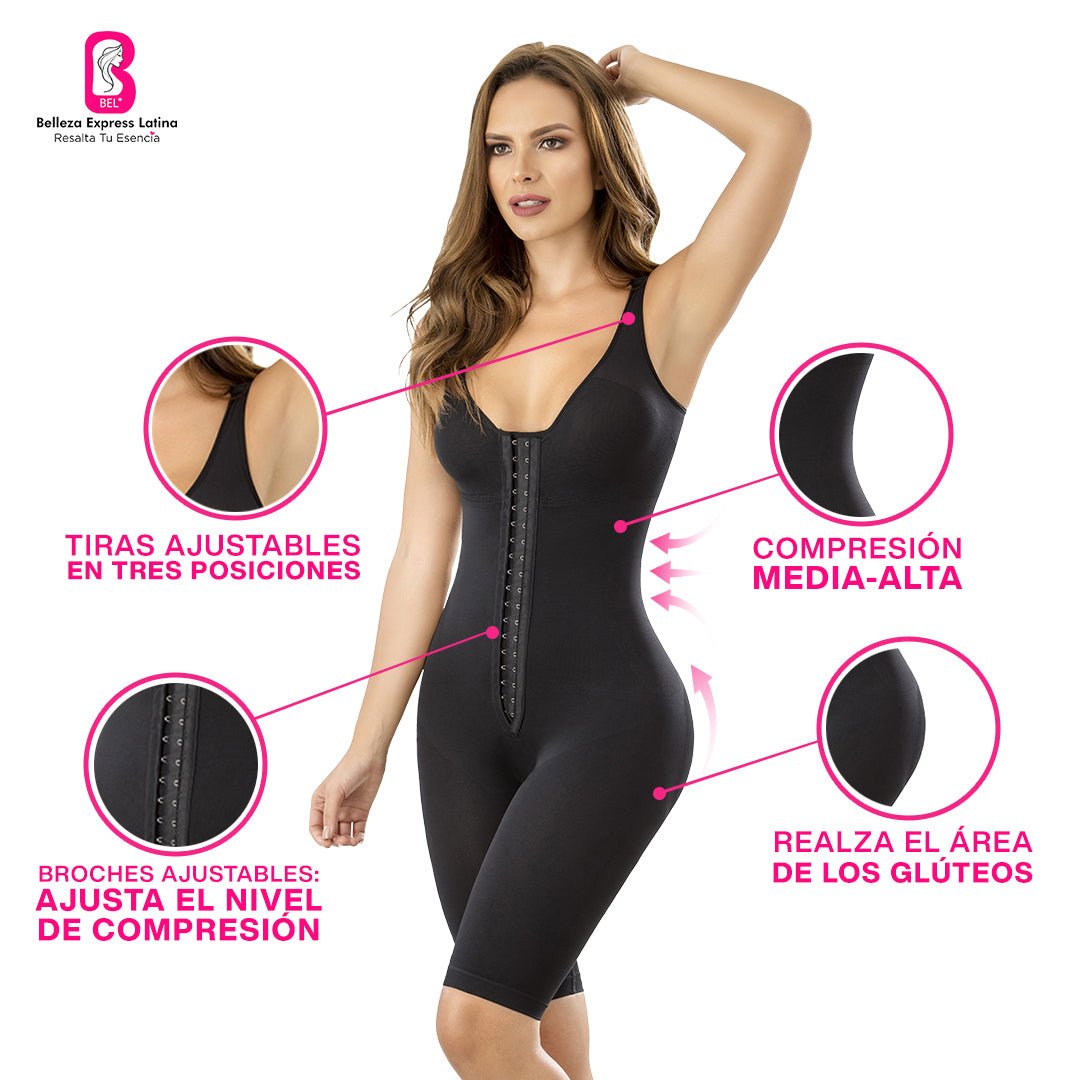 Body Moldeador PushUp con broches ajustable 761-F1 - bellezaexpresslatina