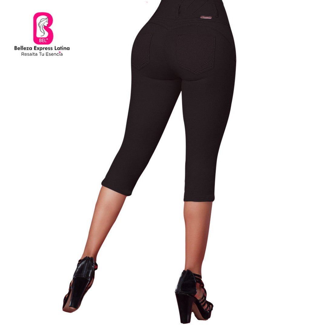 Capri Colombiano Pushup Tiro Alto - bellezaexpresslatina