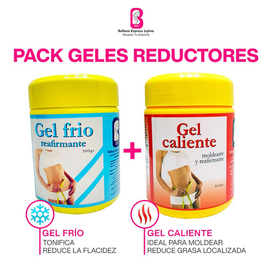 Pack reductor: Gel Caliente + Gel Frío - bellezaexpresslatina