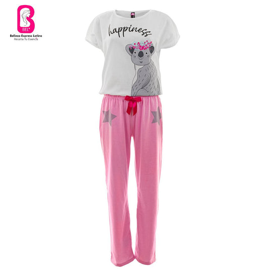 Pijama en Polialgodón, diseño Koala Hapiness. 891-R4 - bellezaexpresslatina