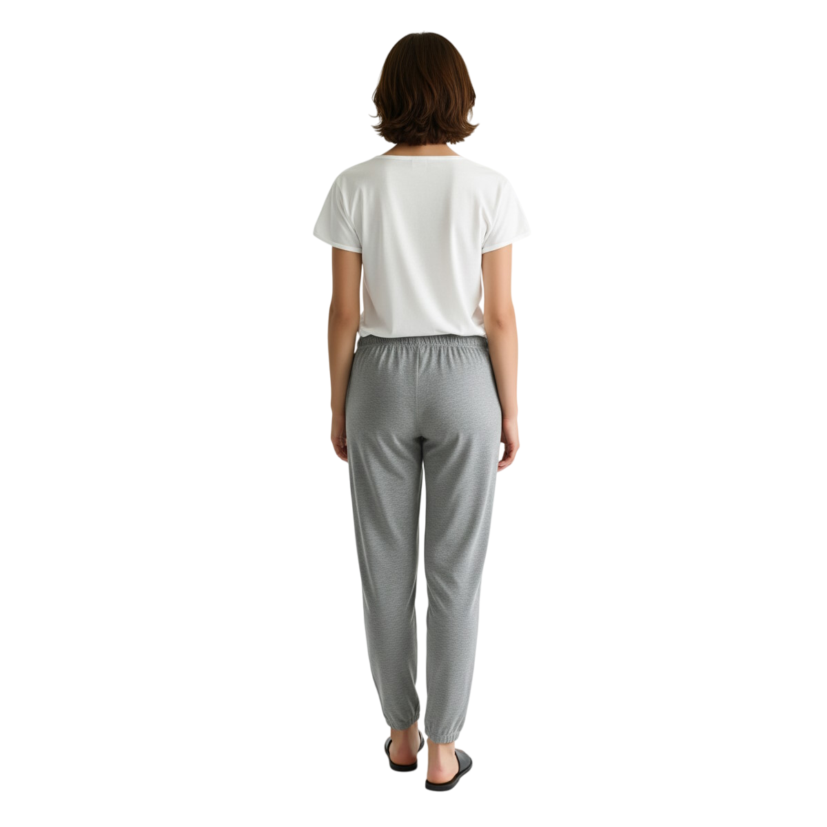 Pijama Polialgodón, diseño Koala Hapiness. 891-R4-GRIS  ATRAS | bellezaexpresslatina
