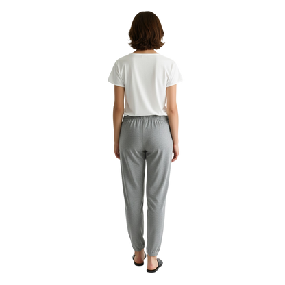 Pijama Polialgodón, diseño Koala Hapiness. 891-R4-GRIS  ATRAS | bellezaexpresslatina