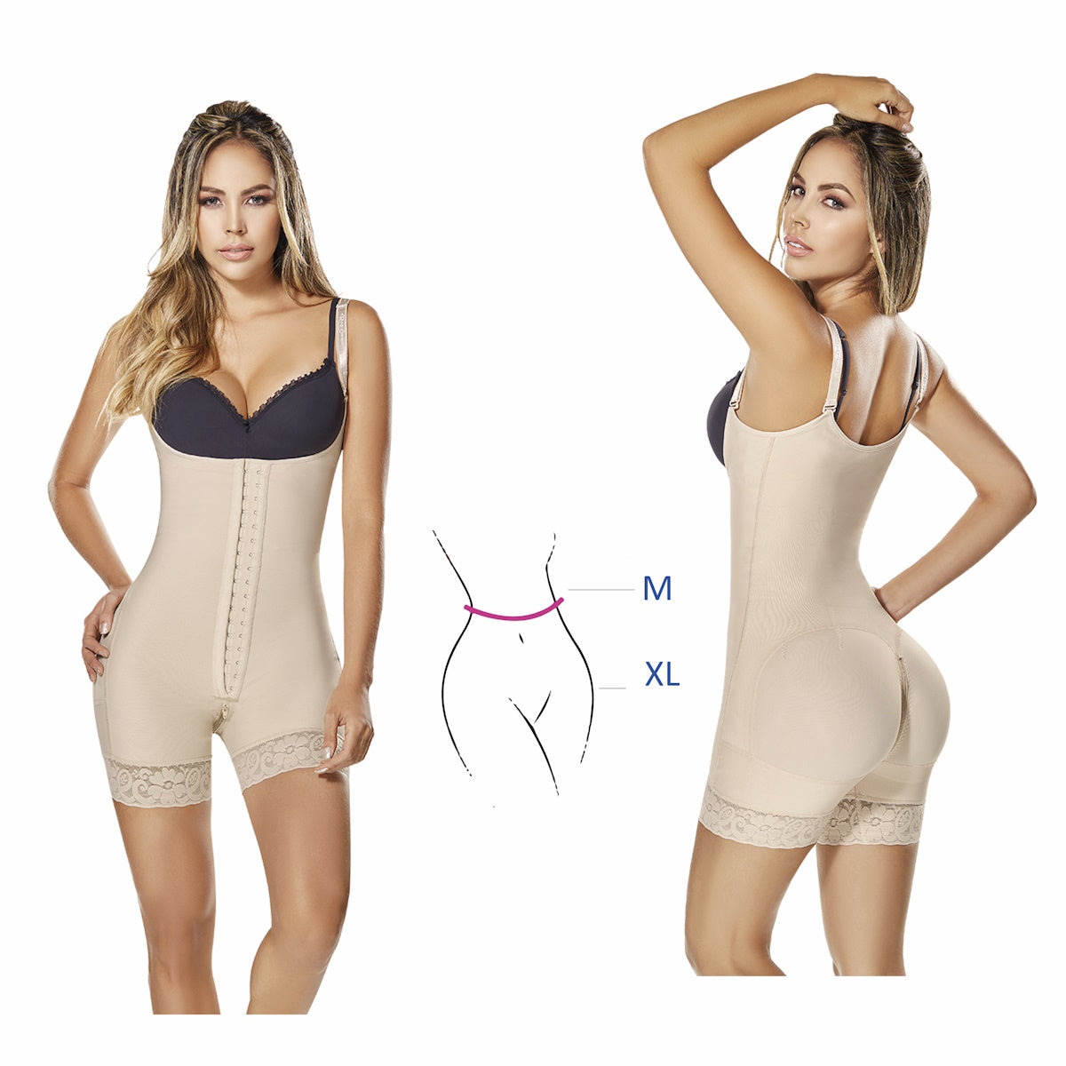 Faja Bi Talla en Powernet con Microcápsulas (dos tallas en una)