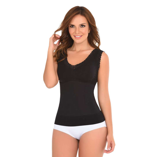 Polera Modeladora control abdomen y realce F1-647