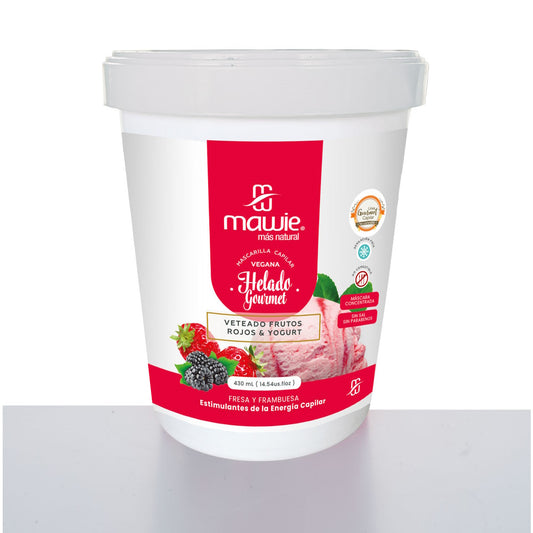 Helado Frutos Rojos MAWIE - Mascarilla Capilar Vegana