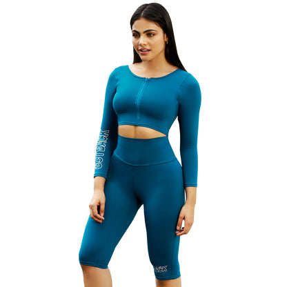 Set colombiano deportivo de dos piezas manga larga  R1-12117