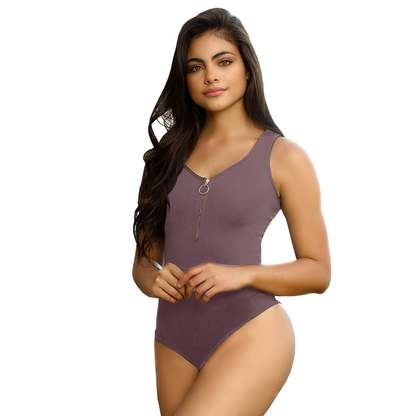 Body con cierre frontal y espalda escotada con diseño R1-12314