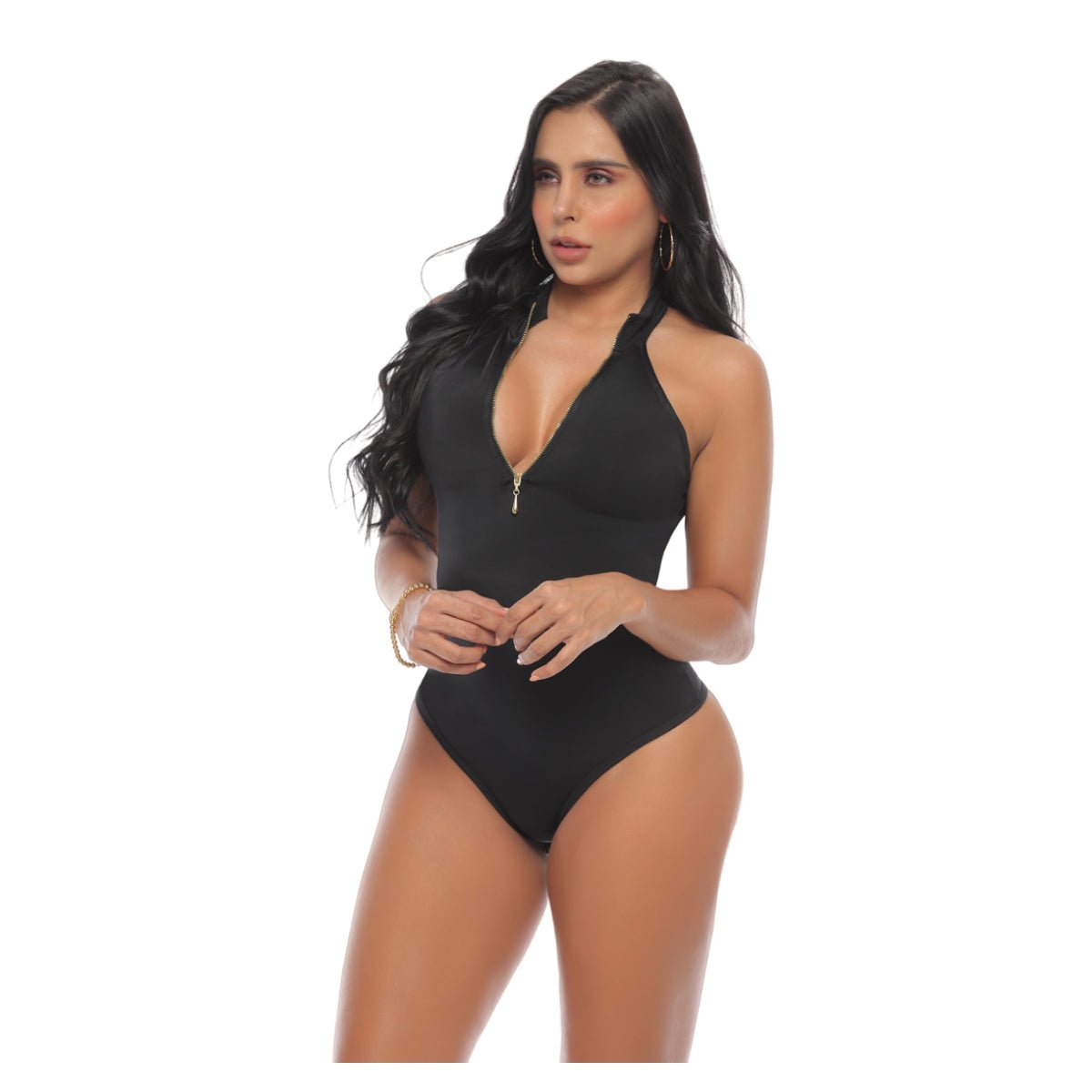 Body con faja abdominal invisible en powernet. 9024 - R3 - bellezaexpresslatina