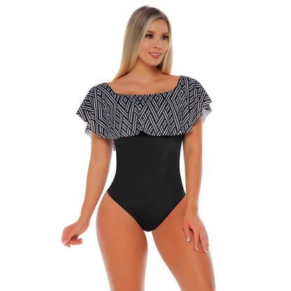Body Moldeador Colombiano. Cuello bandeja con faja interna en Powernet 7859 - R3 - bellezaexpresslatina
