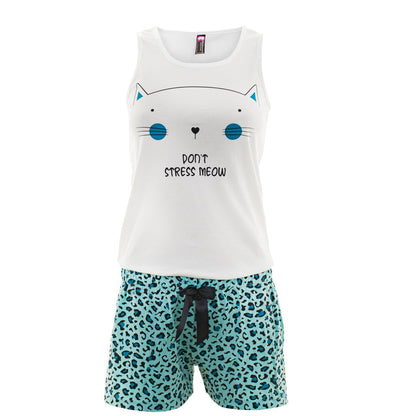 Pijama en Polialgodón con diseño manga sisa 885 - R4 - bellezaexpresslatina