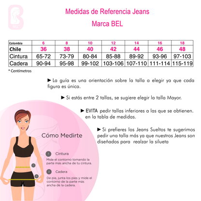 Jean push - up colombiano azul medio bota pitillo 897 - B1 - bellezaexpresslatina