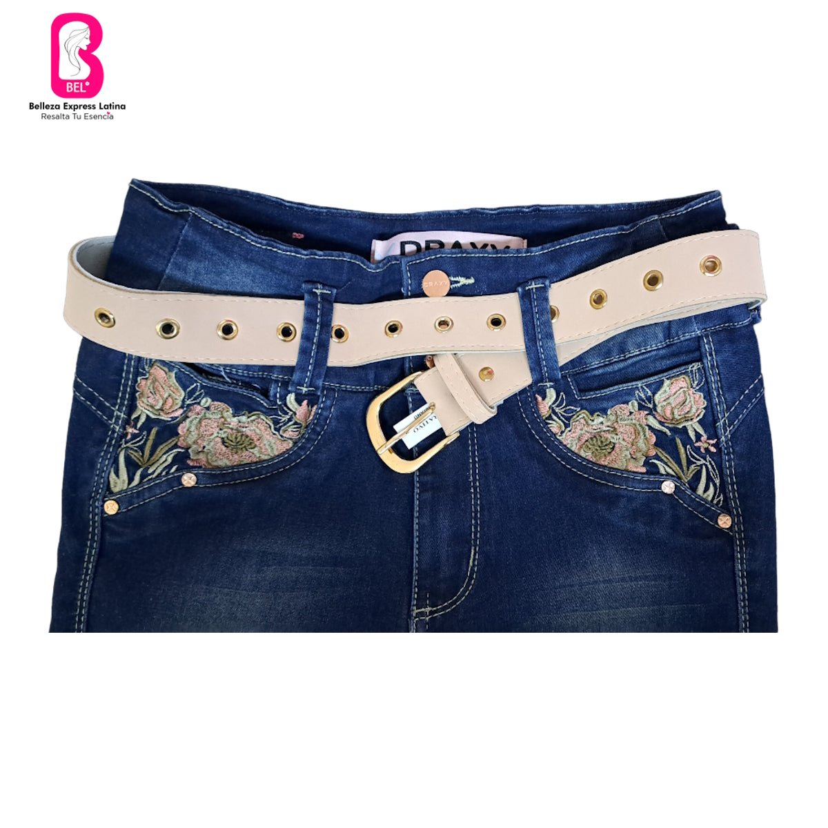 Jean push - up colombiano Azul oscuro bota pitillo 1541 - J2 - bellezaexpresslatina