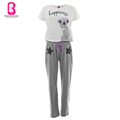 Pijama en Polialgodón, diseño Koala Hapiness. 891 - R4 - bellezaexpresslatina