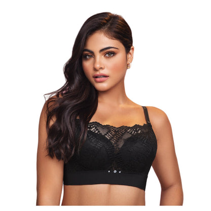 Sostén estilo top en encaje y microfibra I1 - 950 - bellezaexpresslatina