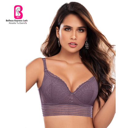 Sostén tipo bustier con encaje en copa I1-812 - bellezaexpresslatina